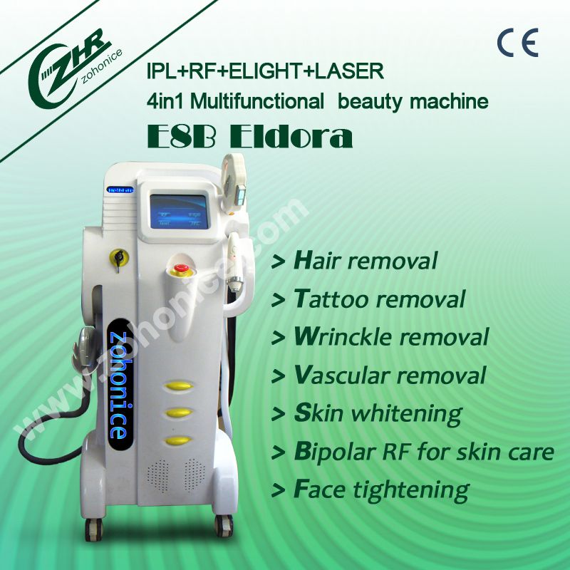 E8b-Eldora 4 in 1 Elight Hair Removal Beauty Equipment